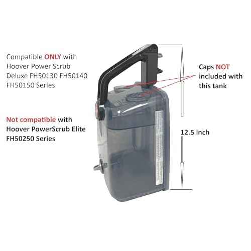 Clean Water Tank Assembly 440003501 Compatible with Hoover Power Scrub Deluxe FH50130 FH50135 FH50140 FH50150 FH50151 FH50152 FH50153