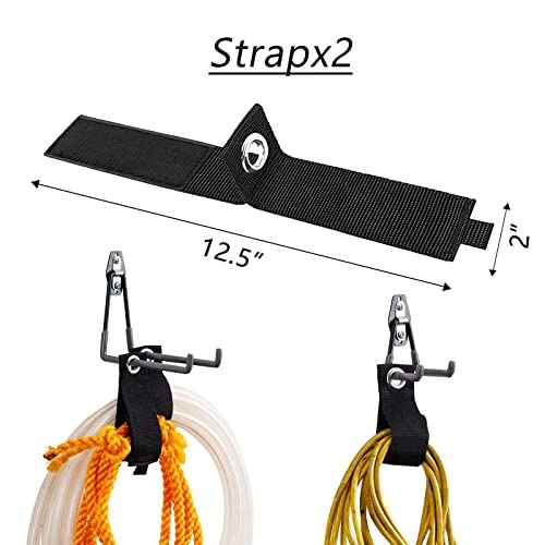 12 Pack Garage Hooks,Wall Hooks Heavy Duty for Home and Warehouse Tool Storage,Hanger Organizer with Steel Reinforced Piece Double Protect (12 Set)