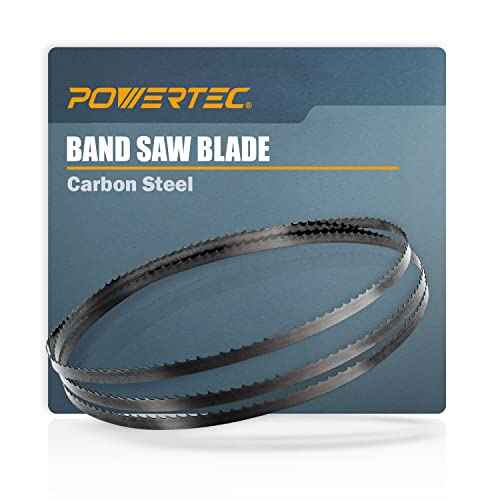 POWERTEC 59-1/4 Inch Bandsaw Blades, 1/4" x 14 TPI Band Saw Blades for Sears Craftsman, Ryobi, B&D, Skil, Protect and Tradesman 9" Band Saw for Woodworking, 1 Pack (13155)