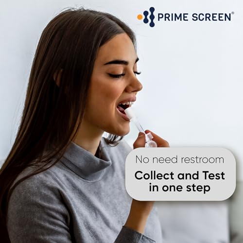 Prime Screen [5 Pack] 6 Panel Oral Saliva Drug Test Kit, Employment and Insurance Testing (AMP, COC, MET, OPI, PCP, THC) - ODOA-166