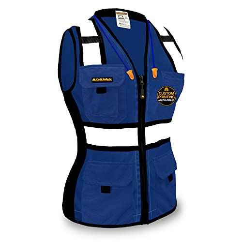 KwikSafety - Multi-Color Safety Vest for Women | Premium Reflective High Visibility Vest, ANSI Class Unrated