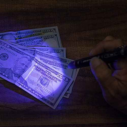 Weltool M6-UV Penlight Black Light 395nm UV LED Blacklight Ultraviolet Pen Lights for DIY Nail Art, Hotel Inspection,Fraudulent Documents and Banknotes, Pet Urine and Skin Conditions,Dye Detector