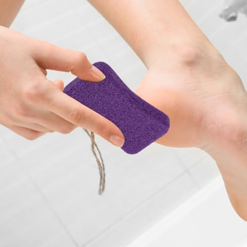 Beavorty 4Pcs Foot File Callus Remover Set Ergonomic Pedicure Tools for Dead Skin Removal and Foot Care Exfoliating Scrubber for Men and Women 4.44X2.44In