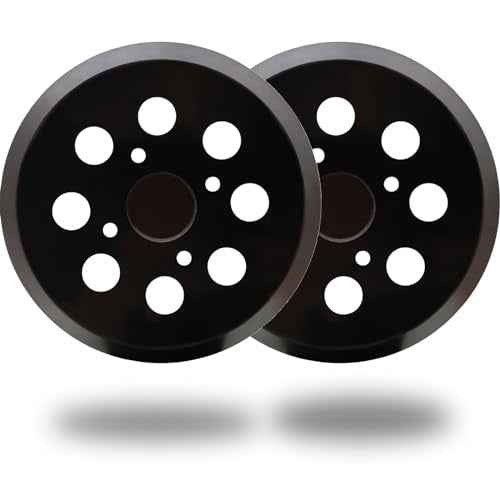 2 Pack 5 Inch 8 Hole Hook and Loop Sander Pad for Ridgid R2600, R2601 5" Random Orbit Sanders - Replacement Backing Sanding Pad for Pad Part Number 300527002