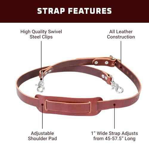 Occidental Leather Shoulder Strap - Made in USA