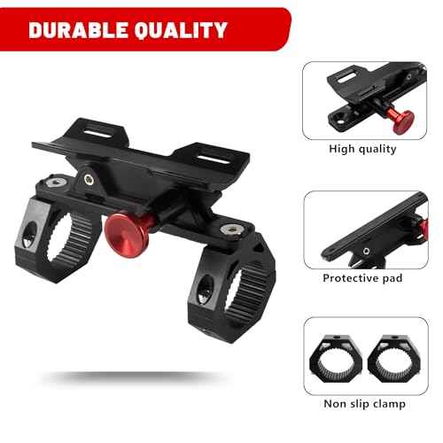 UTV Fire Extinguisher Mount Kit - Aluminum Adjustable Quick Release Roll Bar Car Fire Extinguisher Bracket Holder for 1.75-2in Roll Bar ATV UTV Polaris RZR SXS Ranger Camper Jeep Can-Am Durable