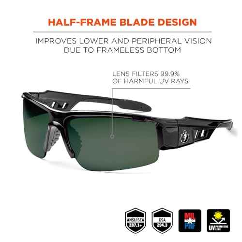 Ergodyne Skullerz DAGR Polarized Safety Sunglasses