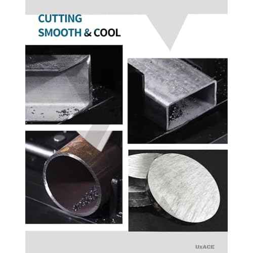 5-3/8-Inch 30-Tooth Circular Saw Blade, 20 mm Arbor, Ferrous Metal, Steel Cutting Blade, Carbide Tip, Thin Kerf, for Channel, EMT Conduit, Angle Iron, Threaded Rod, Flat Bar, 2 Pack