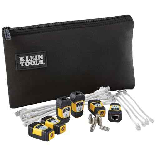 Klein Tools VDV770-127 Replacement Zipper Pouch for Scout Pro 3 Tester and Remote Expansion Kit, Made of Durable Nylon, Black
