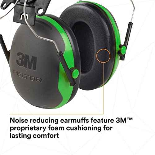 3M PELTOR Ear Muff Hearing Protection, X1 Series, Noise Protection, Construction, Manufacturing, Maintenance, Automotive