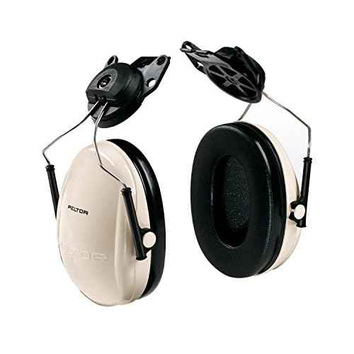 3M Optime 95 Beige And Black Helmet Mount Earmuffs
