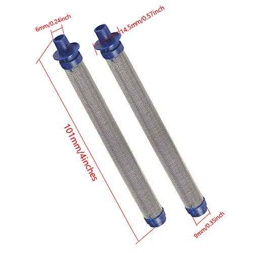 5pcs/Pack Airless Spray Gun Filter Replacement 60-Mesh SG2 SG3 Paint Filter Fits for Spray Gun Models SG10, SG20, SG Pro, SG2, SG3