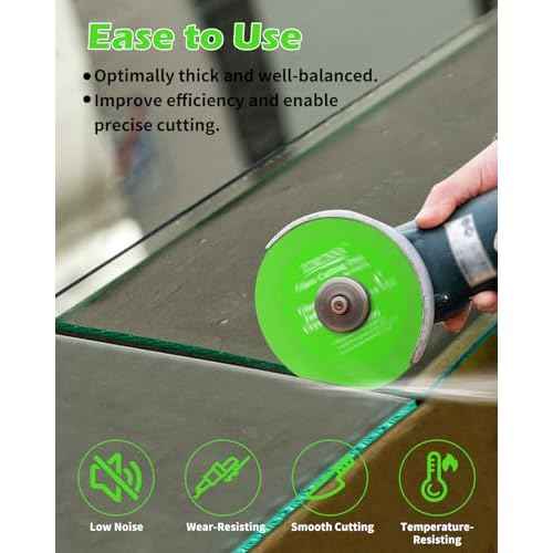 4inch Glass Cutting Disc Tool, Diamond-Edged Glass Tile Cutter, 3 Pcs Ultra-Thin Disco para Cortar Vidrio for Grinding Jade, Crystal, Wine Bottles, Tile.