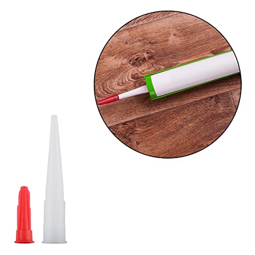 12Sets Caulk Extension Nozzle Caulk Saving Cap Sealer Saver Caulking Nozzle Tip Caulk Gun Replacement Applicator Extension Tool Supplies