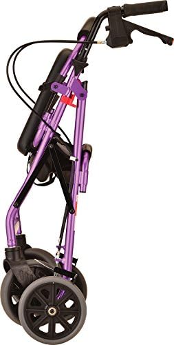 NOVA Medical Products Zoom Rollator Walker with 22" Seat Height, Purple