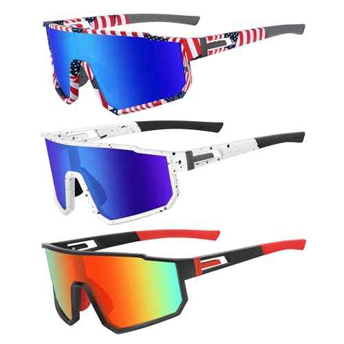MVPTGRS Youth Baseball Sunglasses for Boys Girls Age 8-14 TR90 Frame Kids Sport Sunglasses for Softball Cycling Baseball Golf