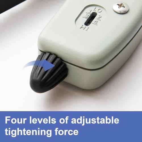 OFFO Metal Zip Tie Cutter, Adjustable Tightening Force Stainless Steel Automatic Cable Tie Cutter Tightening Tool for Stainless Steel Tie Wrap with Free Zip Tie Release Tool, One-handed Mode
