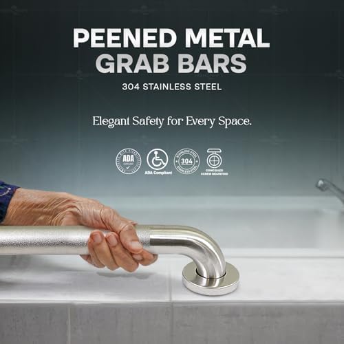 Grab Bar for Bathtubs and Showers, Anti Slip Shower Grab Bars for Seniors and Elderly, Safety Bar for Bathroom 42" x 1.5" ADA Compliant Grab Bar, Heavy Duty Stainless Steel Shower Handle