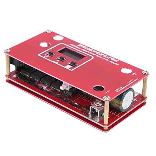 Mini Spot Welder Machine, Portable Battery Powered with LCD Display, 0.1-0.15mm Capacity, Includes Soldering Pens and Power Lines for Battery Repair