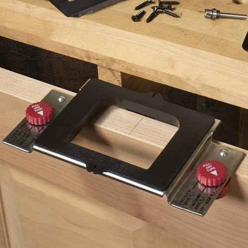 Milescraft 7301 Door Kit ? For Installing Door Locks, Knobs, and Hinges. Self-Clamping Lock Jig with Bi-Metal Hole Saws. Rout Common Hinge Mortises on Standard Doors. Cutting Tools Included