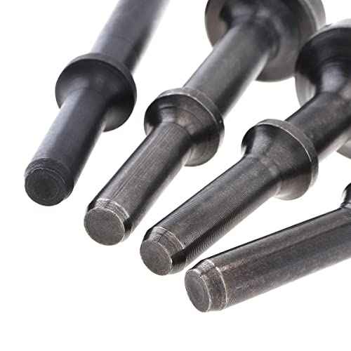 ChgImposs Air Hammer Bits, 4 Pcs Smoothing pneumatic Air Chisel Bits Suitable for Removing Rotors, Drums, Hubs and Replacing Wheel Studs