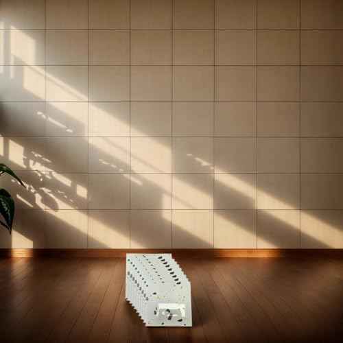 3D Peel and Stick Wall Panels - Waterproof Self-Adhesive Simulation Tile Wallpaper, 10PCS 30cm x 30cm, Realistic Textured Wall Decor for Bedroom, Living Room, Bathroom & Kitchen (Oriental White)
