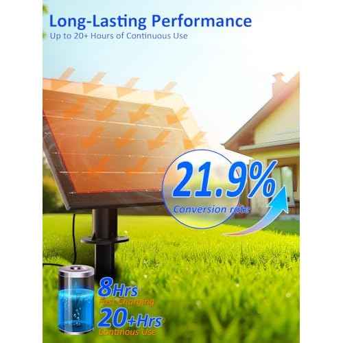 luckystyle 100FT Solar String Lights Outdoor Waterproof with 36+2 LED Bulbs Long Last for 20+Hrs, Commercial Grade Shatterproof Patio Solar Powered Lights for Camping£¬Backyard, Garden, Porch Decor
