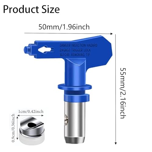 313 Spray Tip Nozzle, Reversible2 Airless Paint Sprayer Tips for Airless Sprayer (/Pack)