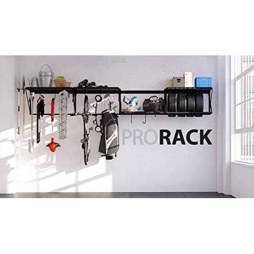 Proslat 63024 ProRack Double Side Hook Accessory Pack (4 Pack), Black, 6"
