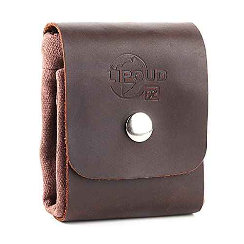 Waxed Canvas Foraging Bag Waist Hanging Leather Canvas Pouch Outdoor Waist Hanging Portable Tool Bag and Daily Storage Bag by LIPOUD