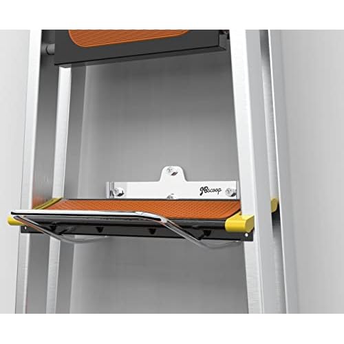 JBscoop 2 Ladder Hooks Wall Mount for Ladder Storage Strollers and Folding Chair, Heavy Duty Lader Holder Rust Proof SS304 (2)