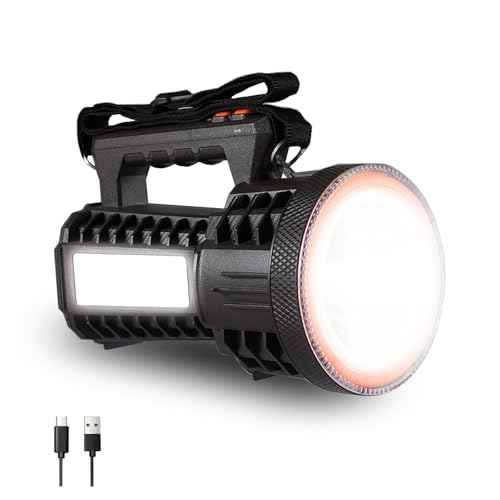 VAVOFO 2000LM Rechargeable LED Lantern, Camping Essentials Flashlight,Stepless Dimming, 10000mAh Power Bank, IP66 Waterproof, Long Running Spot Light for Hurricane, Power Outages, Hiking