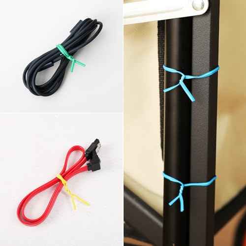 Tangyinrd 300 Pcs 6 inch White Plastic Twist Ties, Cable Ties, for Bags, Gardening Tools