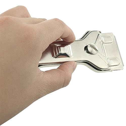 All Metal Heavy Duty Scraper Tool (5 blades) for Removing Stains and Cleaning Stovetops Countertops Appliances and Glass Debris