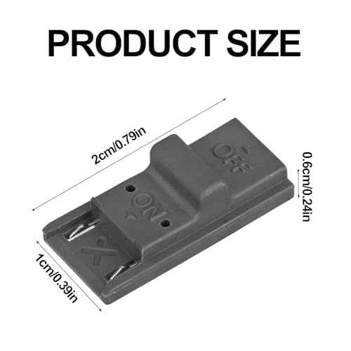 RCM Tool Clip, RCM Jig Clip Compatible with Switch Console Short Circuit Tool for Switch Recovery Mode Accessories (Black)