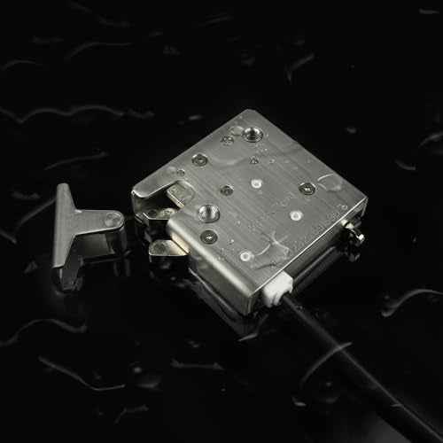 Electronic Rotary Push-to-Close Latch, Auto Relock, with Latch Status Microswitch, Non-Sealed Connector£¬ Electric Lock for Cabinet Drawer Locker