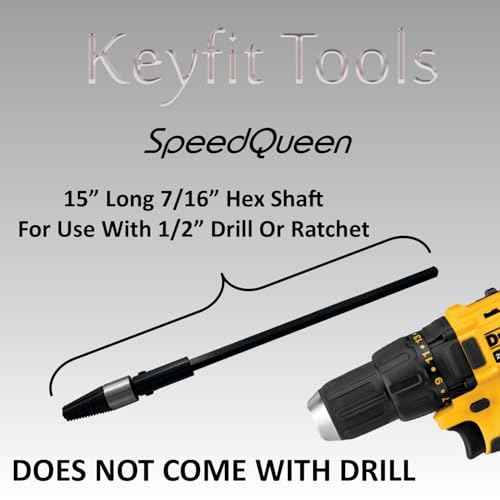 Keyfit Tools SpeedQueen Professional Sprinkler Nipple Extractor Ez-Out Fitting Removal Tool Drill Powered Speed Remove Broken Risers in Seconds ~1/2" & 3/4" ~QuadSplit Teeth Precision CNC Machined