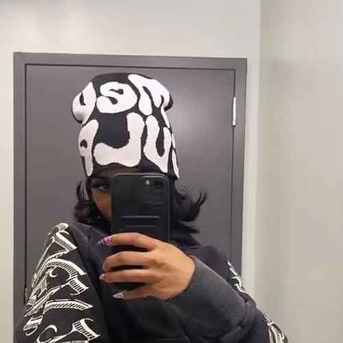 Y2k Spider Beanie Hat Wool Acrylic Knit Skull Cap Winter Warm Streetwear MEA Design Hats for Women Man Teenagers