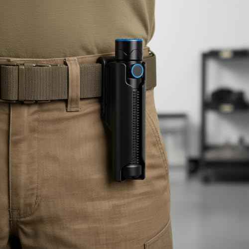 HoldMyGear Holster for Olight Baton 3 Pro Warrior Mini 2 S2R Baton II Pro - 1.5" Belt Clip (Flashlight not Included)