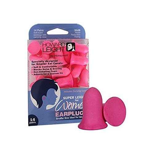 Howard Leight Women Earplugs Pnk 14 Pair Pack of 4
