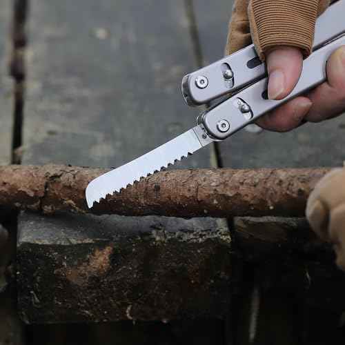 Roxon FT01 Build Your Own Multitool Accessory for Flex Multitool (3 pcs A set included Tapered Saw & Diamond File (Coarse + Fine) and 1/4" Bit Adapter) Replaceable Tools