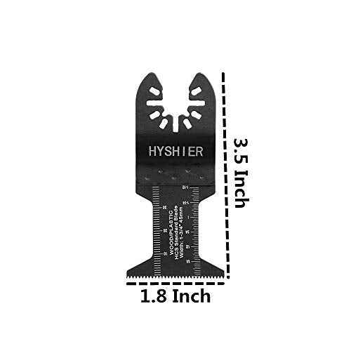 50 Pcs Oscillating Tool Blades, Professional Universal Oscillating Saw Blades, Wood Multitool Blades, Quick Release Durable Oscillating Tool Fit All Models (44mm)