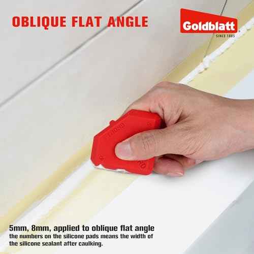 Goldblatt Caulk Remover Tool, Grout Removal Tool, Caulking Tool, Silicone Caulking Tool Kit, Sealant Finishing Tools for Sink Joint Bathroom Kitchen Floor