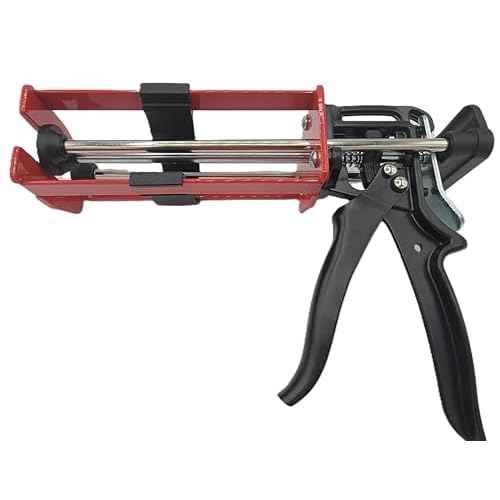 Epoxy Dual Component Manual Applicator, Caulking Double Cartridge Caulk Gun Panel Bond Adhesive Applicator for 200 ml/6.75 fl oz Mix Ratio 1:1 and 2:1 08571 08115 08116
