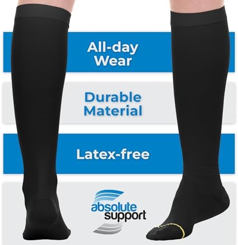 Made in USA - T.E.D. Anti Embolism Compression Socks for Women and Men 15-20mmHg