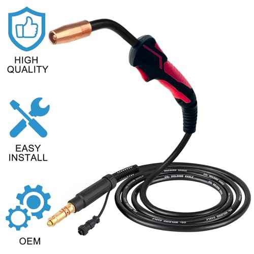 MIG Welding Gun Torch 100Amp 15ft Replacement for Lincoln Magnum 100L K530-6,Fits Lincoln Mig Gun SP-140T 180T,Easy-Core 140 180,Weld-Pak 125 125HD 140HD etc