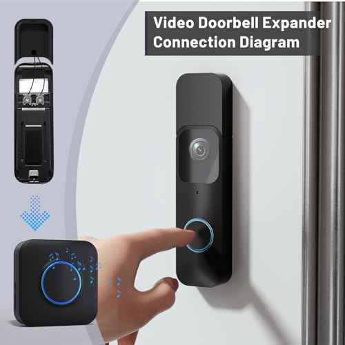 Wireless Doorbell Chime - Compatible with Blink Video Doorbell and Blink Video Doorbell (2nd Gen) (1 Video Doorbell Extender 1 Receiver£©