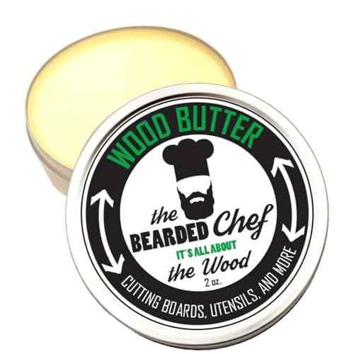 The Bearded Chef Wood Butter - 2 fl oz - Cutting Boards - Butcher Blocks - Made in The USA