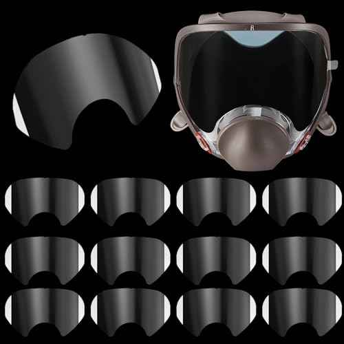 Frienda 100 Pcs Peel off Lens Cover Shield Respirator Mask Protective Cover Compatible with 6885, 6000, 6700, 6800, 6900 Series
