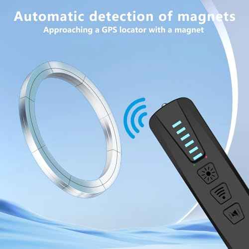 Hidden Camera Detectors,GPS Tracker Detector,Camera Detector Spy Camera Finder,25H Working Time,Travel-Friendly Size S500 (Black)